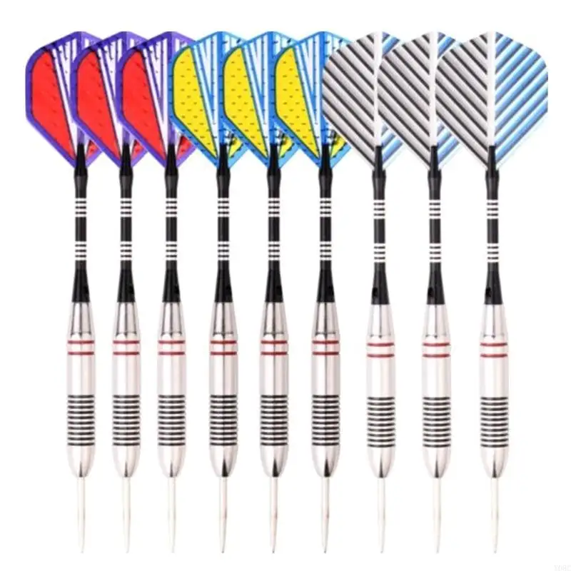 

Y08C 3Pcs 24g Steel Tip Stainless Steel Needle Flights Easy to Use