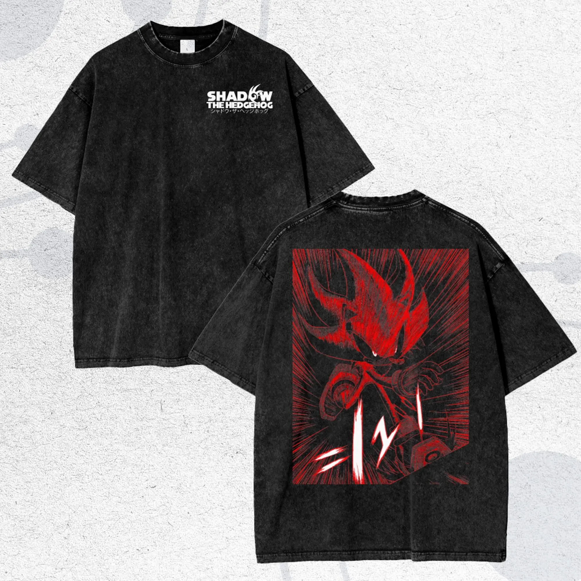 Shadow the Hedgehog T Shirt Men For Men's Clothing Graphic T Shirts New Gifts and T-shirts Cotton Men's T-shirts Mens Gifts