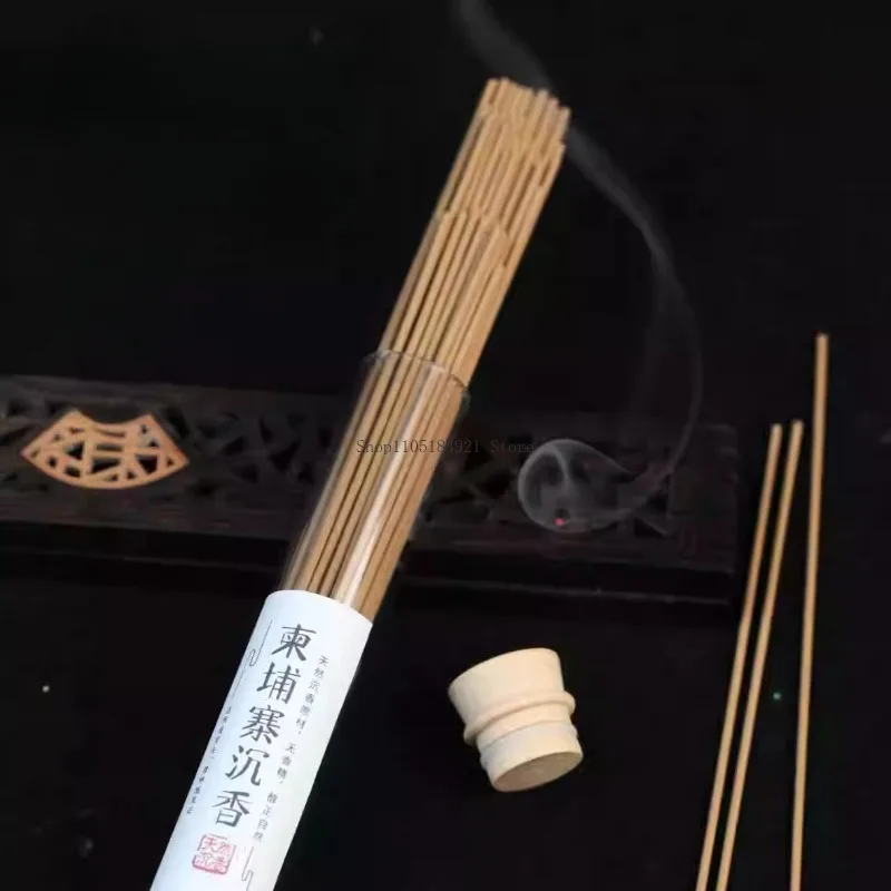 20G Cambodian Agarwood Incense Stick Natural Aromatherapy Indoor Tea Room Purifies Air Calms Mind Helps Sleep Lasting Fragrance