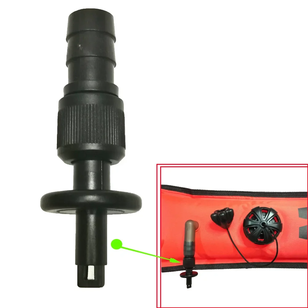 Mouthpiece Valve for Scuba Diving Surface Marker Signal Tube Oral SMB Replacement