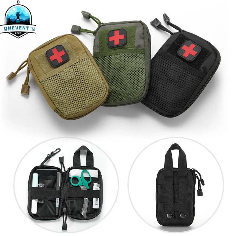 

Нейлоновые тактические медицинские аксессуары Molle, подвесная аптечка для кемпинга, портативная аптечка, маленькая поясная сумка для хранения