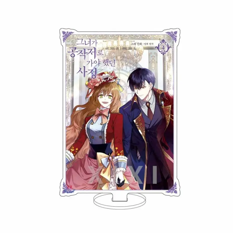 HD Anime Why Raeliana Ended Up At The Duke’s Mansion 15CM Figure Acrylic Stand Raeliana Noah Model Ornament Plate Cosplay Gifts - Image 5