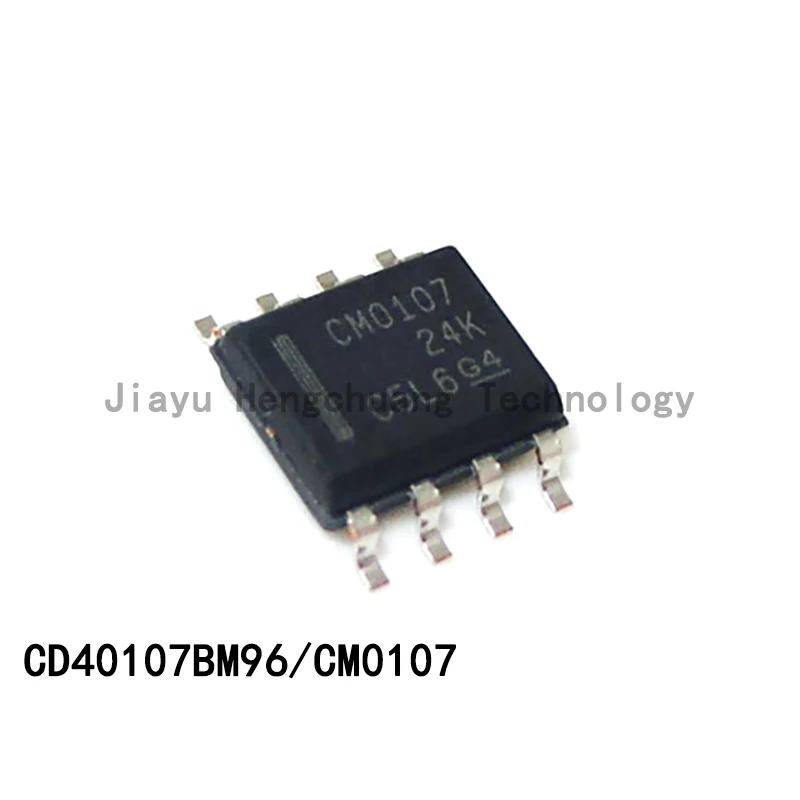 10PCS/Lot CD40107BM96 Silkscreen CM0107 SMT SOP-8 2-channel & non-gate inverter logic chip