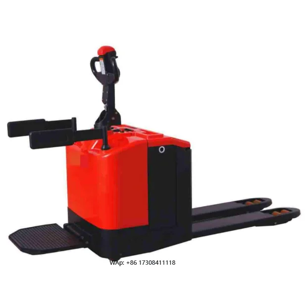 

Electric Pallet Truck Portable Automatic Mini Off-Road Pallet Jack Lead-Acid Battery Polyurethane Tires FWD Drive 1150mm