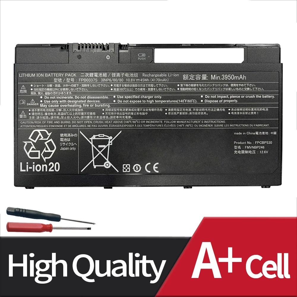 Laptop Battery FPB0337S FPCBP530 FPCBP528 For Fujitsu LifeBook U727 P727 P728 U729 U728 T937 T938 Series FMVNBP245 FMVNBP247