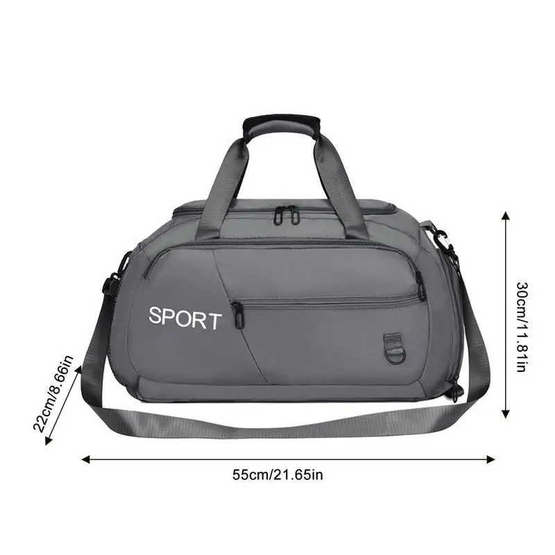 Bolsa de transporte Weekender para hombre, bolso deportivo para gimnasio, de gran capacidad, con múltiples bolsillos para exteriores