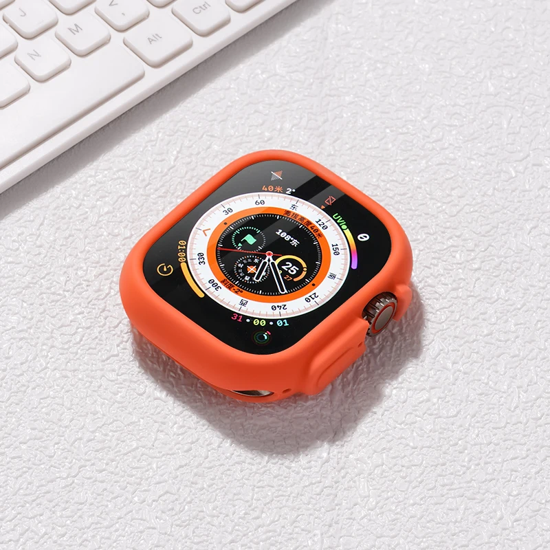 Weiche Silikonhülle für Apple Watch Ultra 4 3 49mm Zubehör Rundum-Schutzabdeckung iWatch Armband Ultra 4 Ultra3 49 mm – Detail 3