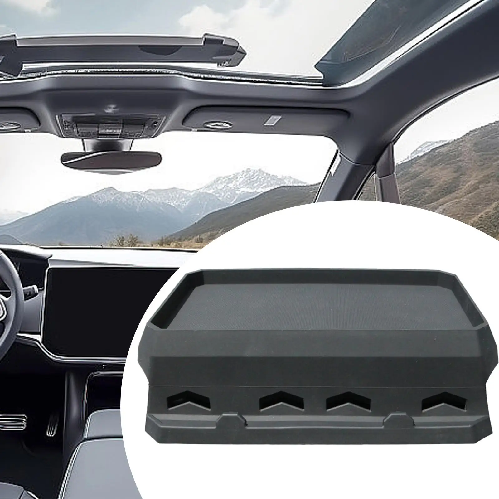

Center Console Organizer Tray Holder Case Car Parts Tray Car Phone Dashboard Holder for Tesla Model 3 etc Automobile Parts