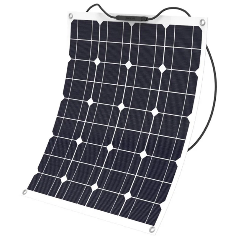 

18V flexible solar panel 100W. Made of Etfe black monocrystalline material