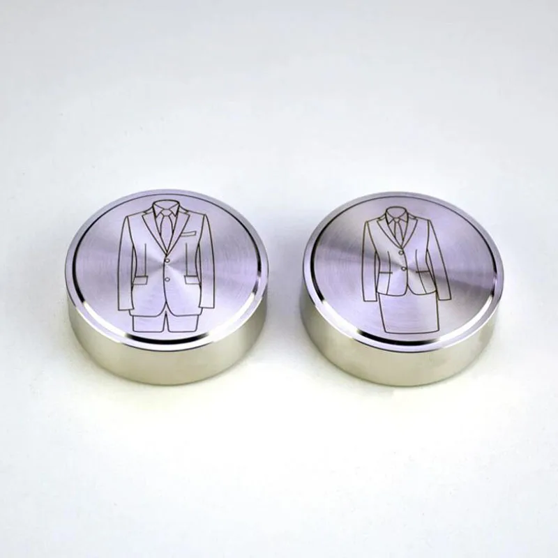 2PCS Stainless Steel round Fabric Cutting Weights 60mm Diameter Essential Tool for Tailors And Designers