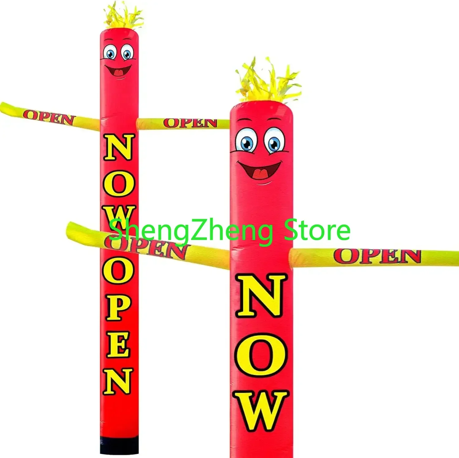 

1Pcs 20ft Now Open Inflatable Tube Man Advertising Giant Inflatable Guy Waving Arm Blow up Man Air Powered,Blower Not Included