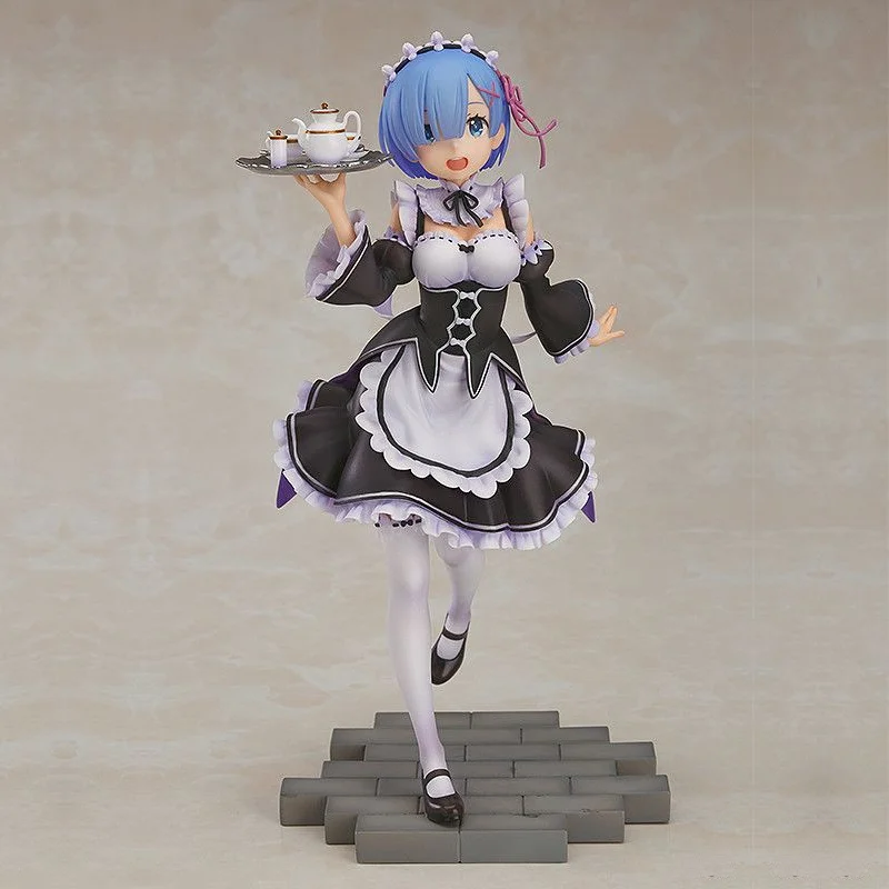 Rem'S Figurin 1/7 Handmade Living In A Different World From Scratch Japanese Anim Maid Lovely Girl'S Heart Model Bedroom Cartoon