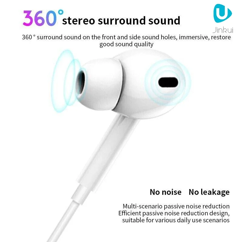 سماعة رأس سلكية من الجيل الثالث ، ميكروفون ، ستيريو ثلاثي الأبعاد ، صوت واضح ، لهواتف آيفون ، سامسونج ، شاومي ، هواوي