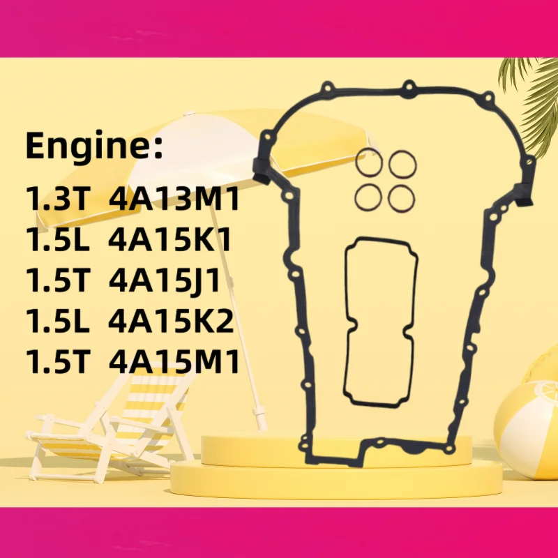 For GAC Trumpchi GM6 M6 PRO GA3S  GA4 GA6 GS3 GS4 GS5 valve cover gasket, spark plug seal repair kit/Auto parts -SGD1304