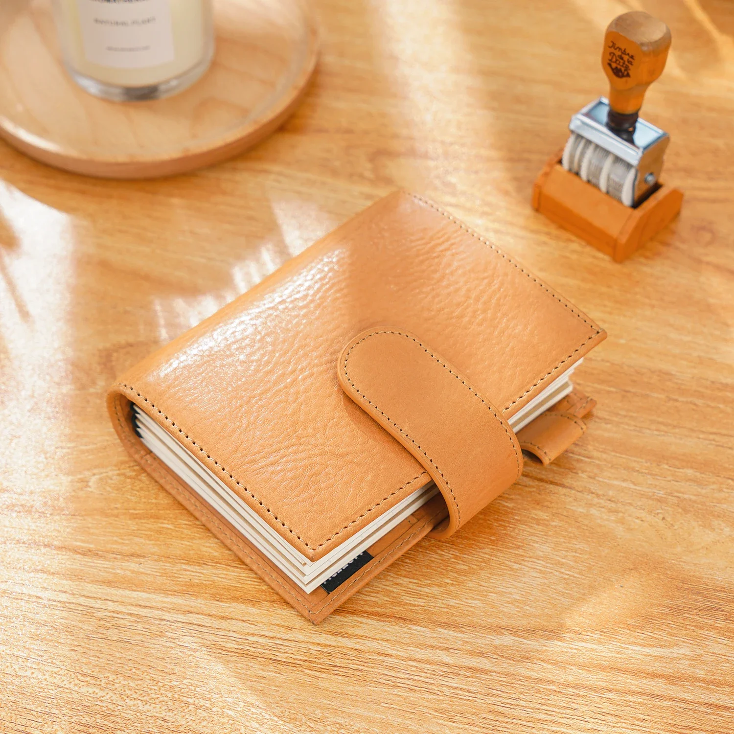 Moterm Full Grain ผักกระป๋องหนัง Companion Travel Journal หนังสือเดินทางขนาดโน้ตบุ๊คของแท้ Cowhide Organizer Diary