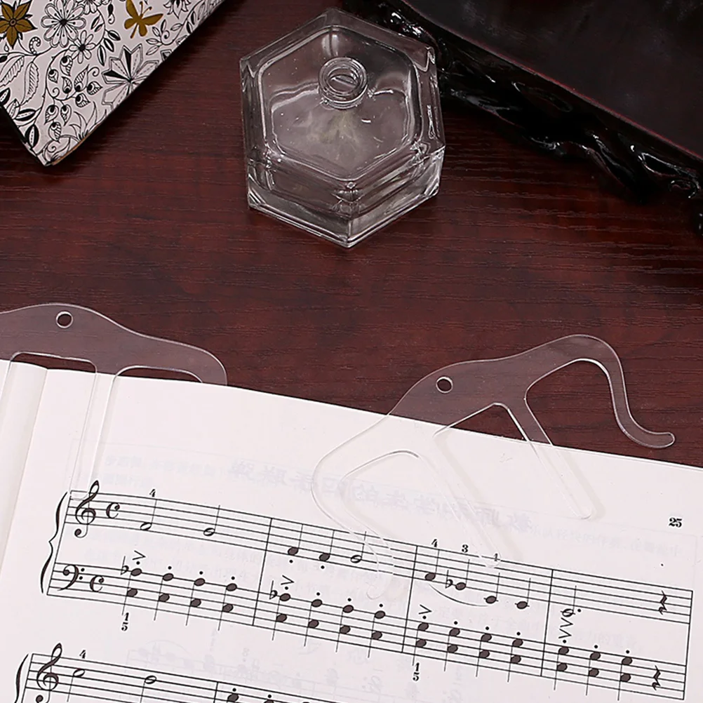 

1Pcs Sheet Music Clip M-Shaped Plastic Page Holder Lightweight Compact Design Easy to Carry Ideal for Music Score Performance