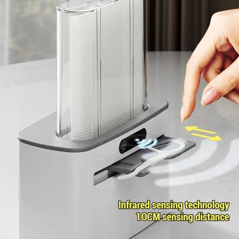 

D2 Automatic Floss Pick Toothpick Dispenser Infrared Sensing Auto Electric Dispensing Toothpick Floss Holder With 100 Flossers
