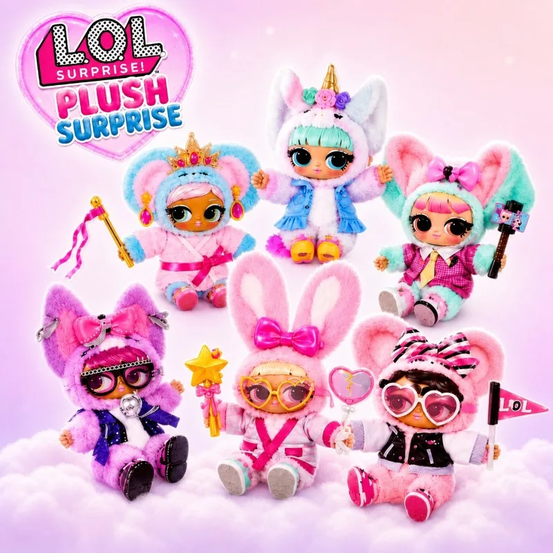LOL Surprise Series Doll Blind Box Toy Keychain Bag Charm Girl Kids Gift Bunny Kitty Unicorn Panda Cinna Bun Collect Ornaments