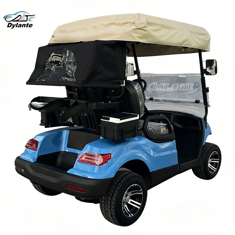 New Custom Mold Electric Lifted Golf Cart 2 4 Passenger Cheap Chinese Golf Carts Factory Price Electric Cars for Adults