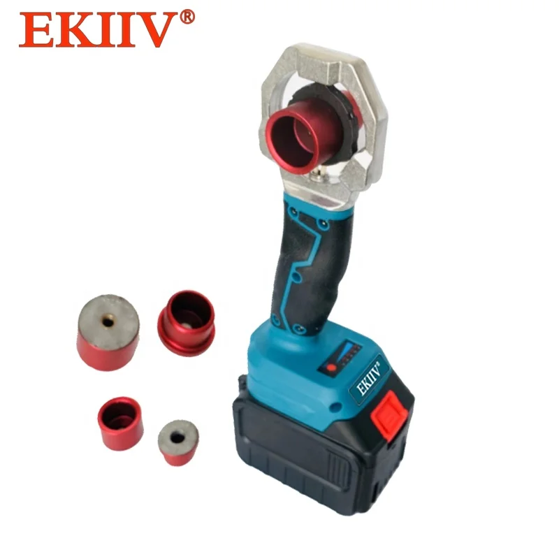 EKIIV 21V 18v 20/25/32mm PPR PE plastic pipe Portable small cordless wireless brushless hot pipe melting machine tools