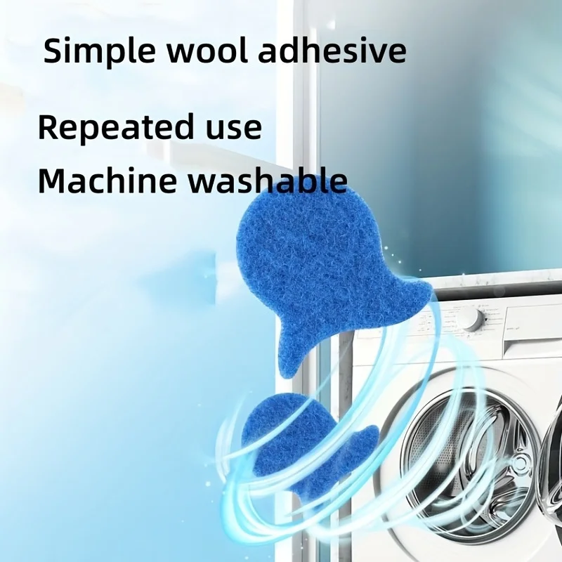 5pcs washing machine specific adhesive hair removal agent, suitable for washing, filtering, anti deformation, and hair suction