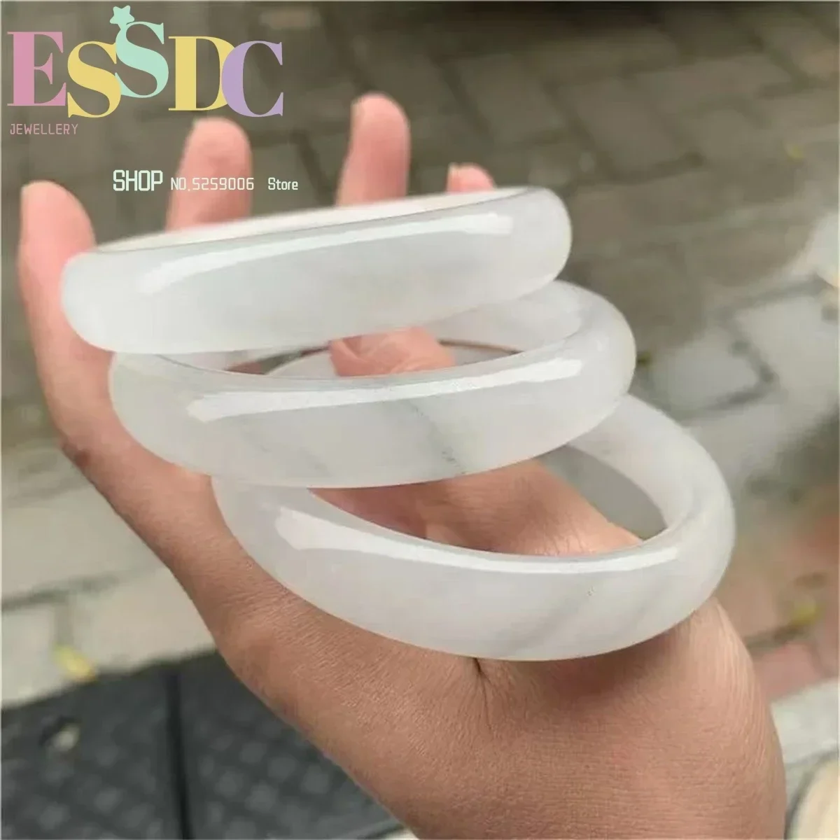 Naturally Ink and Ink Danqing Jade Bracelets New Chinese Style Women's Cold Wind Wholesale Fashion Generous Jewelry Versatile