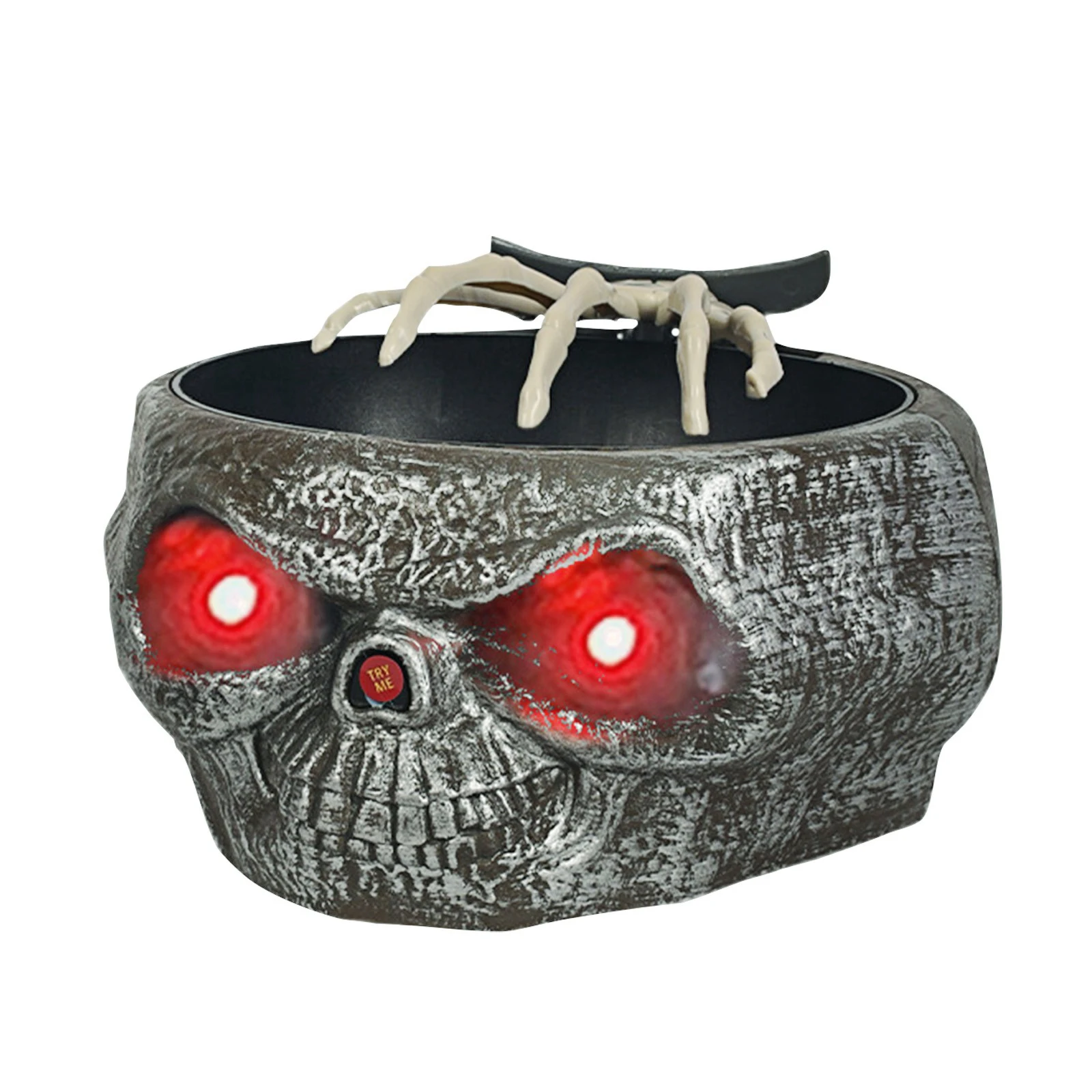 Scary Halloween Decorations Skull Pumpkin Bowl Pumpkin Candy Bowl Holder Deep Dish For Haunted House Decor Halloween Horror