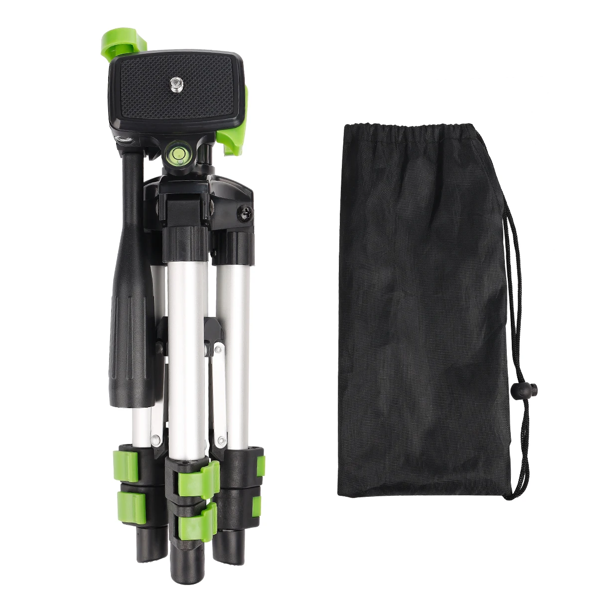 Huepar TPD05A  Adjustable Tripod for Laser Level Camera with 3-Way Flexible Pan Head Bubble Level 1/4\