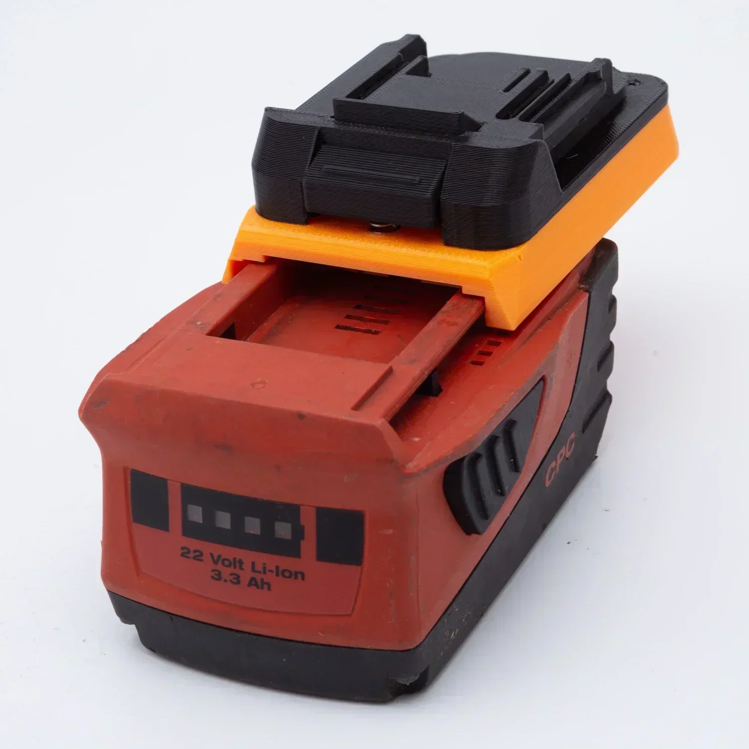 Imagem -02 - Adaptador para Ferramentas Makita Série 18v Compatível com Hilti 22v B22 Cpc Conversor de Bateria de Íons de Lítio Adaptador Somente