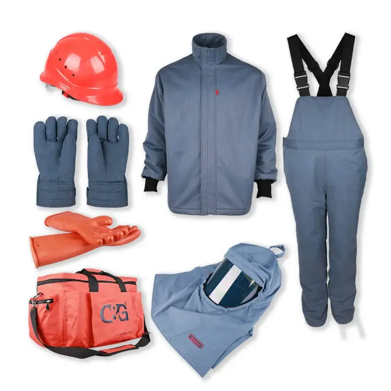 

Class 4 High Voltage Arc Flash Kit 40 Cal Workwear Clothing