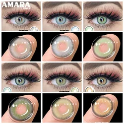 AMARA 2pcs Color Contact Lenses HIMALAYA Contact Color Lens Eyes Lenses for Eyes Natural Color Lens Eyes
