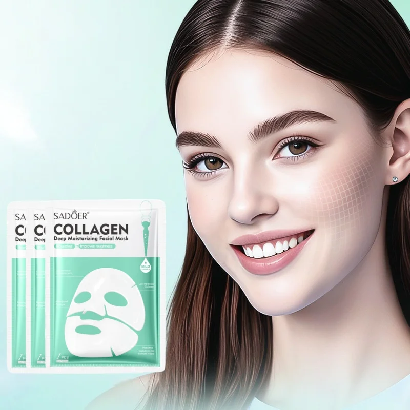 Collagen Deep Moisturizing Mask, Containing Collagen and Other Skin-Beneficial Ingredients, Improves the Condition of Dry and Dehydrated Skin, Tightens the Skin, and Makes the Skin Look Younger.