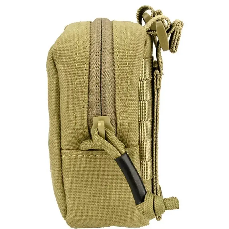 Hot kf-Disposable Glove Pouch Overlapping Elastic Flap Zipper Closure EMT Latex Glove Pouch IFAK Organizer Accesories