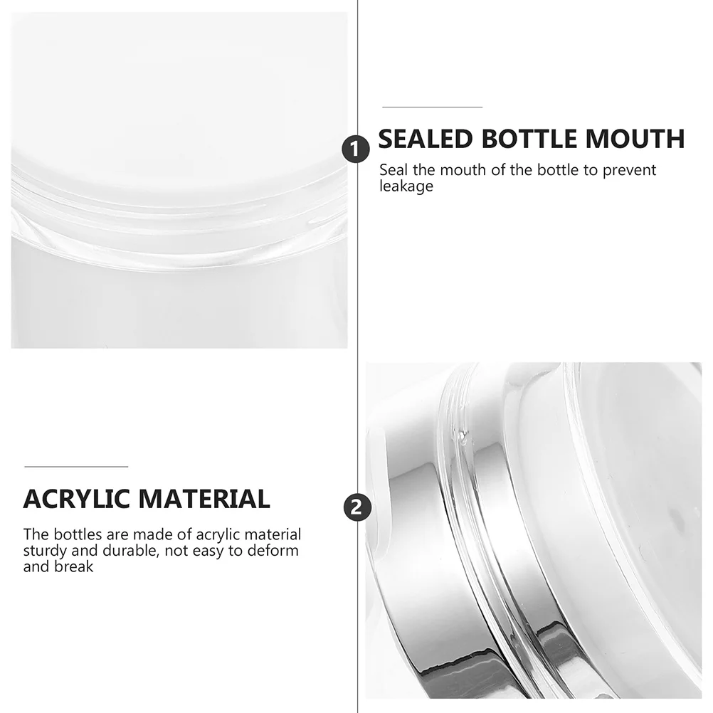 

Facial Cream Bottle Portable Travel Lotion Dispenser Durable Leak-Proof Jar Lotion Jar Cream Bottle