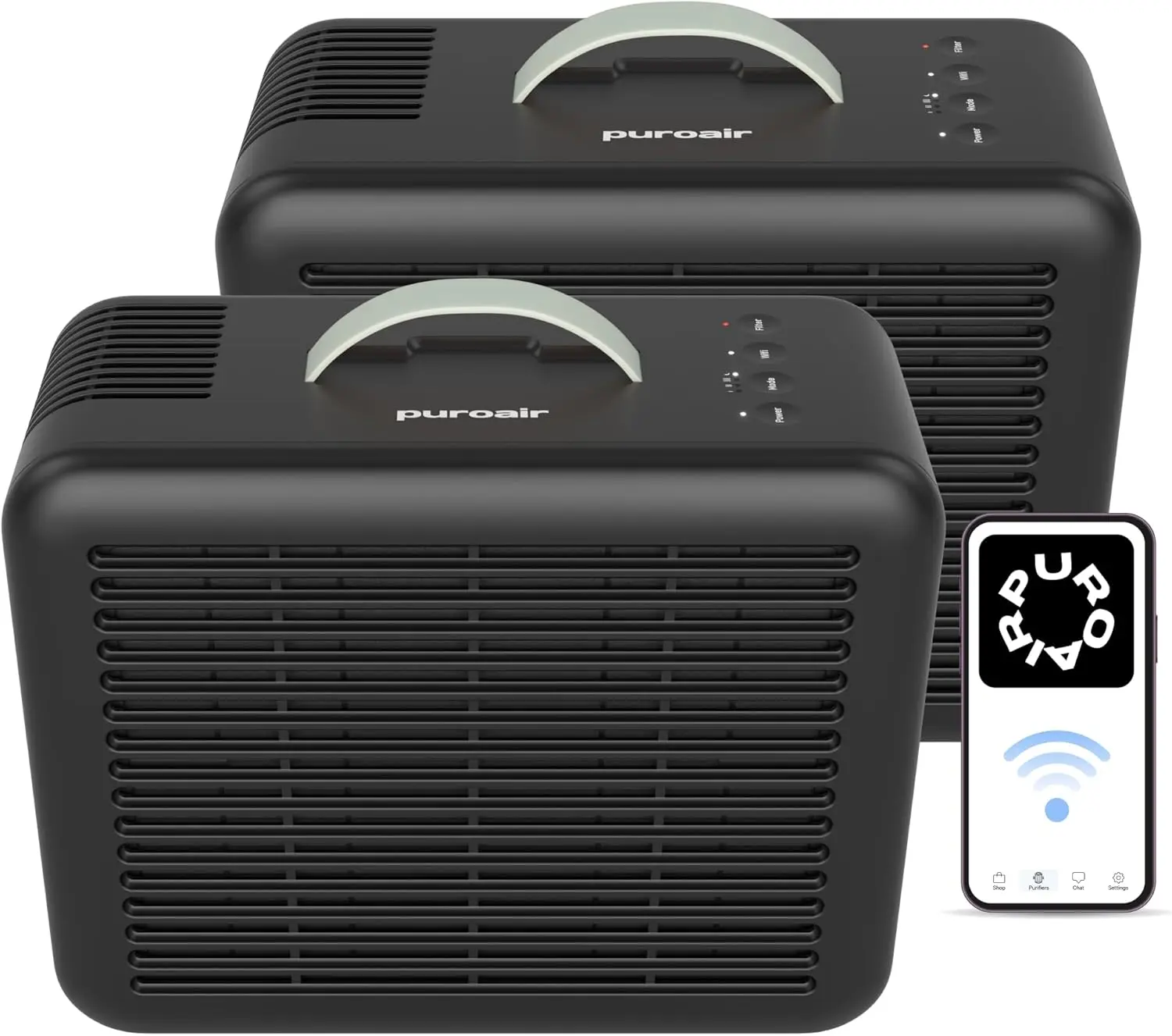 

Smart HEPA Air Purifier for Home Pets, Small Room Air Purifier Filters up to 550 Ft² of Smoke, Pollen, Dust - Portable for