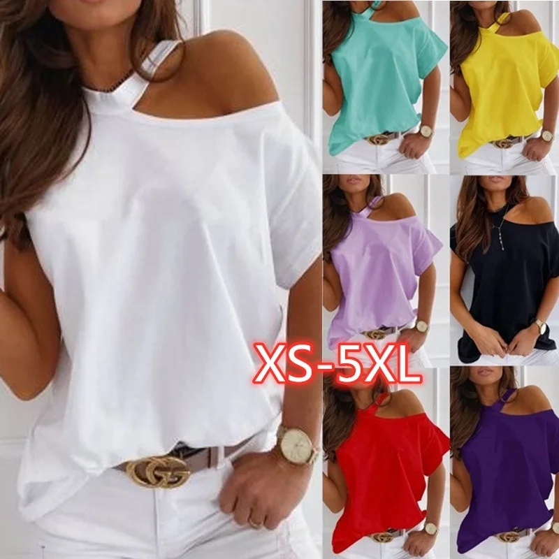 

Women's Sexy Summer White Tops Faion Hollow out Long Sve Ultra Slim Fit T-irts High Collar Youth Trend 205
