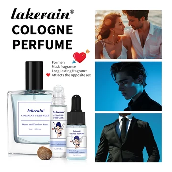 Eau de sexuellement Longue Durée pour Homme, Notes Aromatiques, sexuellement Musc Marin, Renforce l'Attractivité, Cologne, 50ml