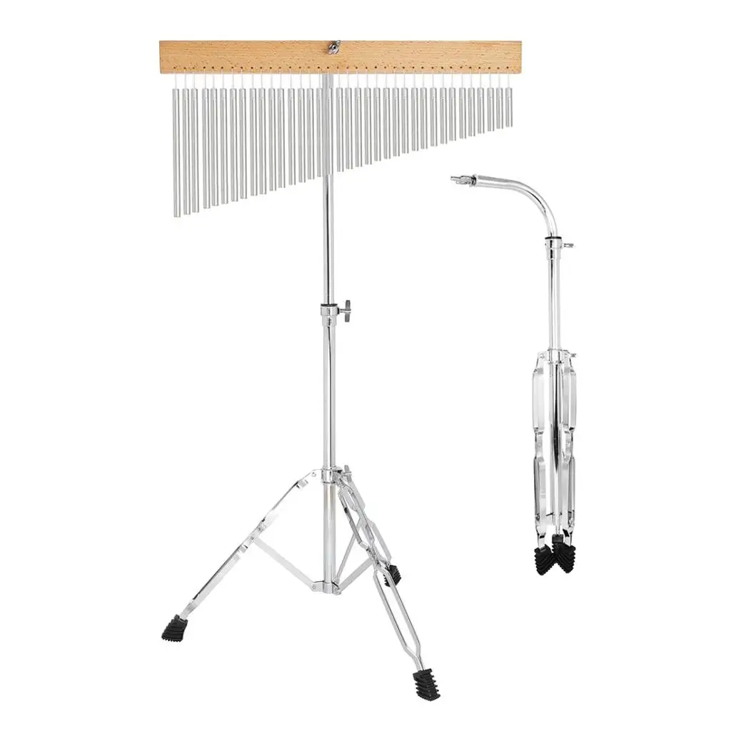 36- Single-Row Wind Chime Musical Percussion with Tripod Stand