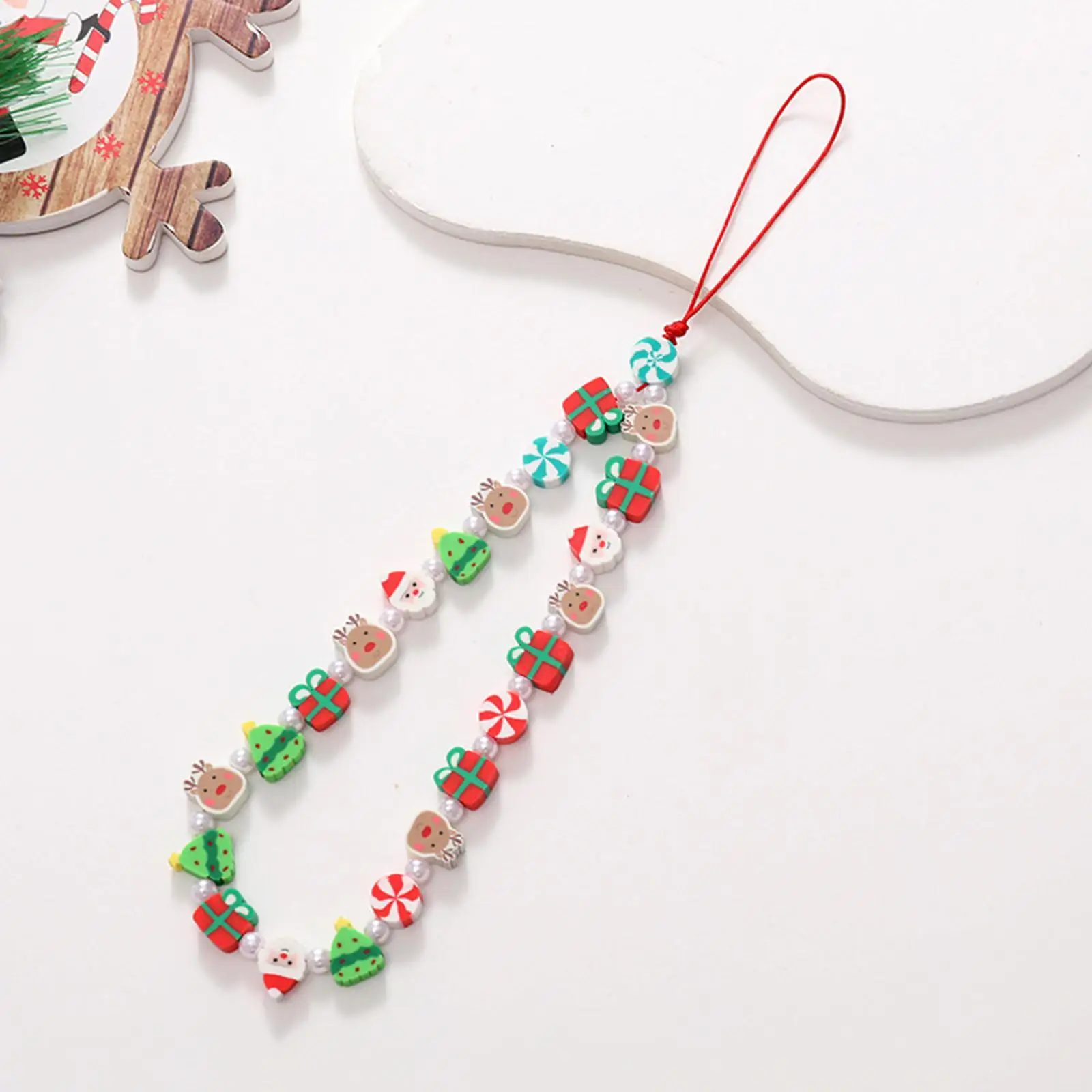 Phone Lanyard Christmas Ornament Chic Multifunctional Accessories Women