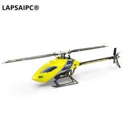 Lapsaipc dla OMPHOBBY M1 290mm 6CH 3D Flybarless podwójny bezszczotkowy silnik z napędem bezpośrednim helikopter RC z kontroler lotu Model RC