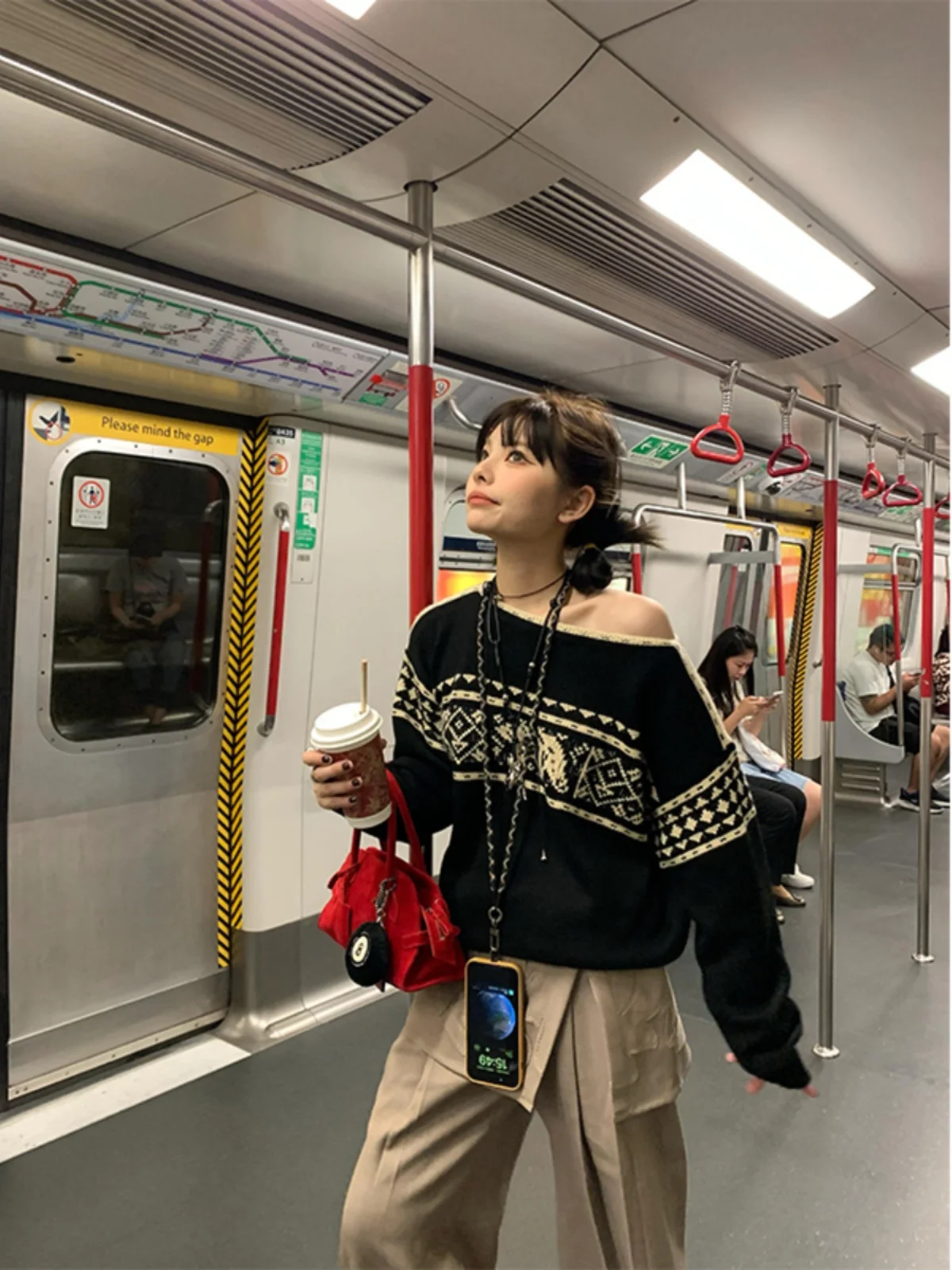 

Свитера Джемперы Пуловеры Женские Новые Вы Пряжа Граффити Улица Городные Y2K Harajuku Модная Культура Хип-Хоп Модный Панк Fit