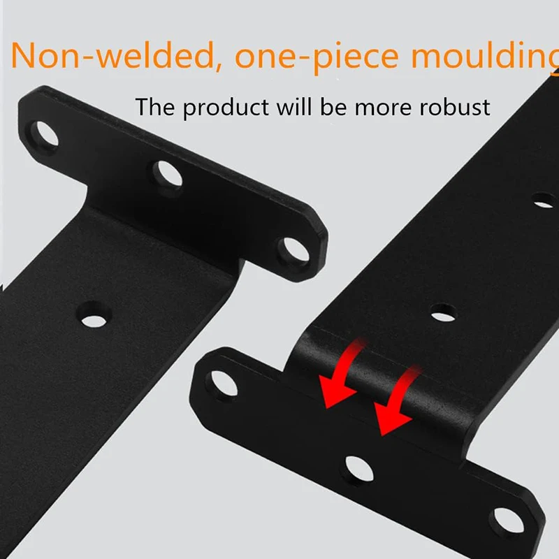 6-12 Inch 200kg Bearing Capacity Suspended Tripod Brackets Wall Shelf Support Hidden Wall Fixed Partition Storage Rack Shelves