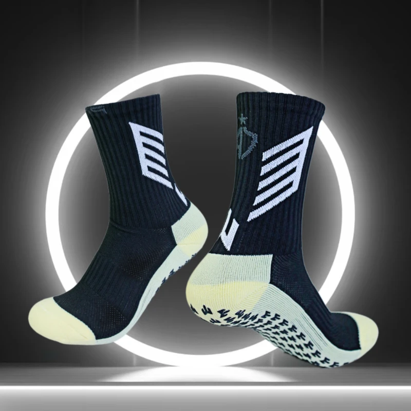 

Miosam New thick bottom absorbs sweat men's Football Basketball anti-slip socks Training sports socks Professional crew socks