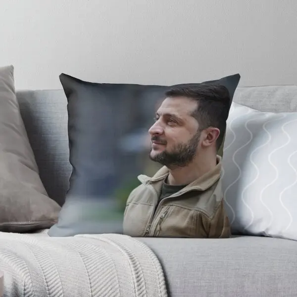 Volodymyr Zelensky Sixth And Current Pre  Printing Throw Pillow Cover Cushion Home Waist Fashion Bedroom Pillows not include