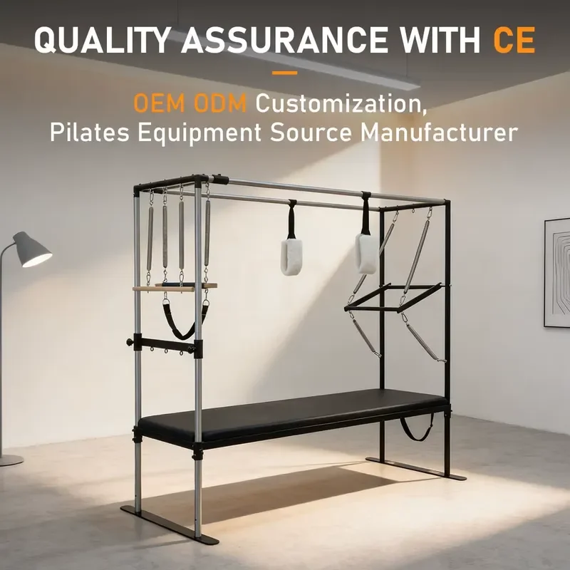 for Premium Adjustable Height Ergonomic Metal Pilates Cadillac Bed for Home and Professional Gyms on Sale
