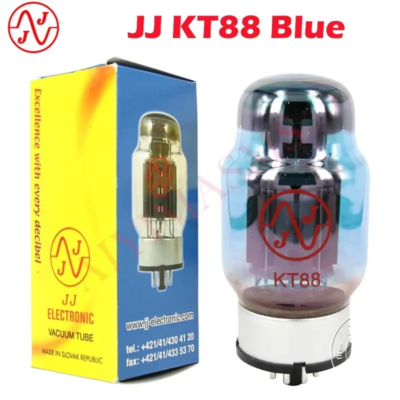 JJ KT88 Vacuum Tube Blue Replaces 6550 kt120 KT66 KT88 Electronic Tube Amplifier Kit HIFI Audio Valve DIY Matched Genuine