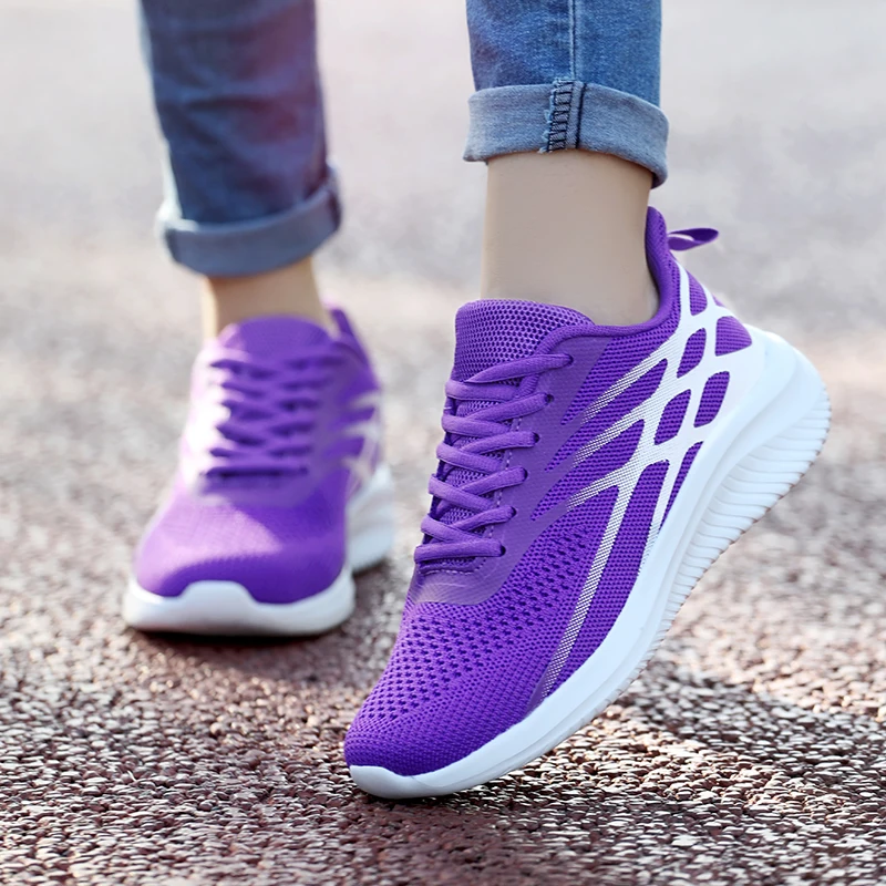 

MAEDEF Women's Sneakers Flats Shoes Running Sports Shoes Woman Shoes Woman Trekking Walking Sneakers Tennis Shoes Women Sneakers