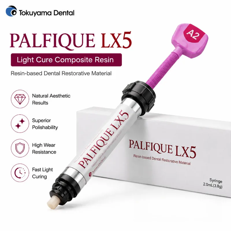 Tokuyama PALFIQUE LX5 Dental Composite Resin Based Light Cure Restorative Filling Material Nano Hybrid Tooth Filling Syringe
