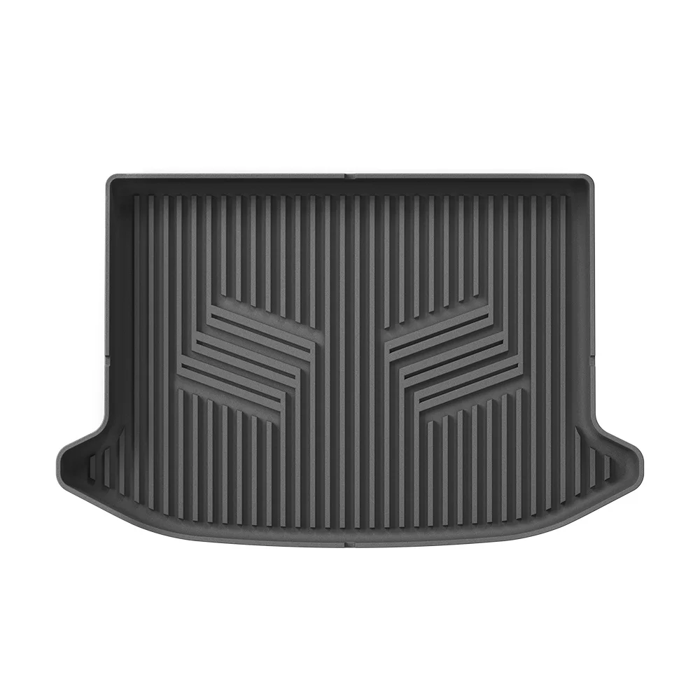Smabee für ZEEKR X 4-Sitzer/5-Sitzer 2023-2025 2026 Allwetter-Kofferraummatte TPE 3D Innenraum-Zubehör Schwarz – Detail 1