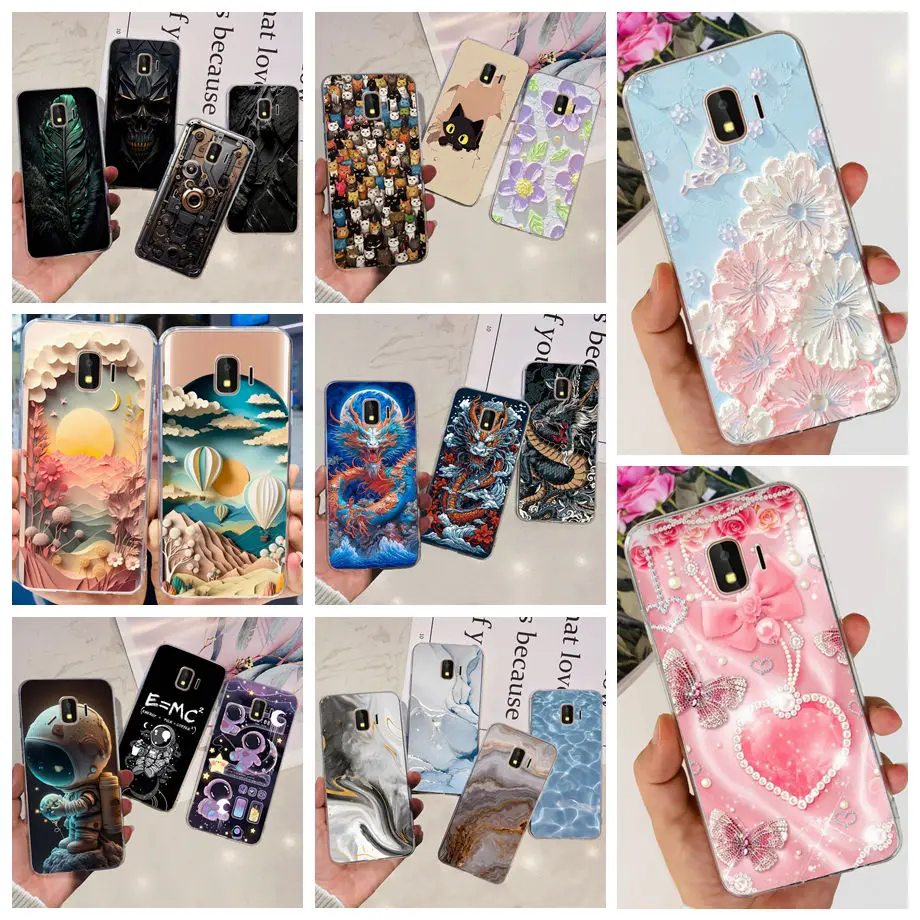 Dla Samsung Galaxy J2 J250 J2 2018 2015 J250F Pokrowiec na telefon Samsung J2 Core J2 Prime Miękki, przezroczysty silikon Funda Coque